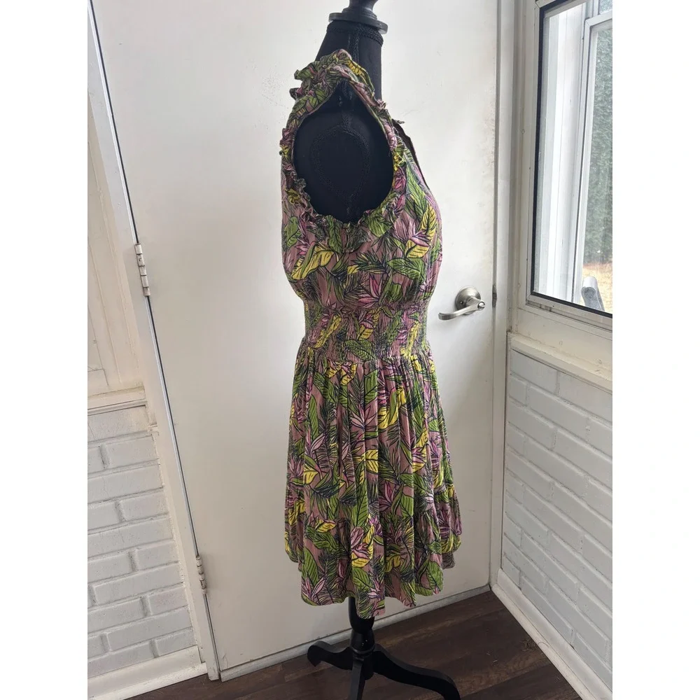 Tori Richard 2 Cool‎ 4 School Gabby Smock Dress Medium resortwear coastal beach